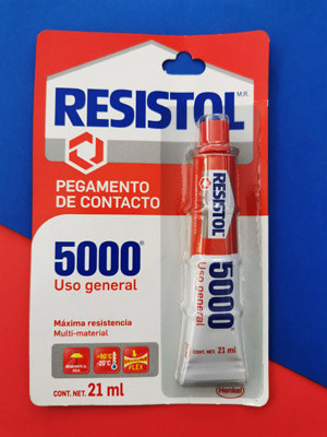 Pegamento de contacto Resistol 5000 piel y calzado 21 ml